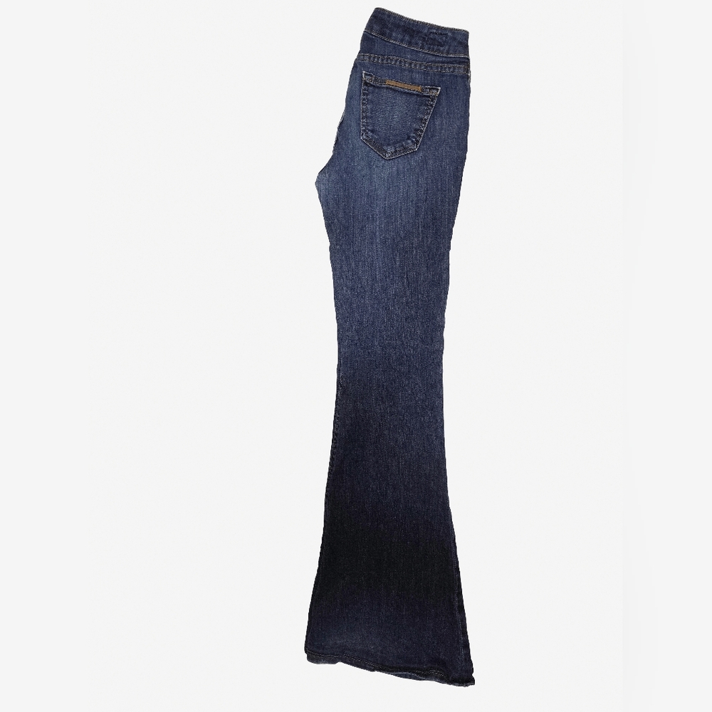 True Religion Womens Low Rise Flared Jeans Sz 28 - Picture 2 of 6